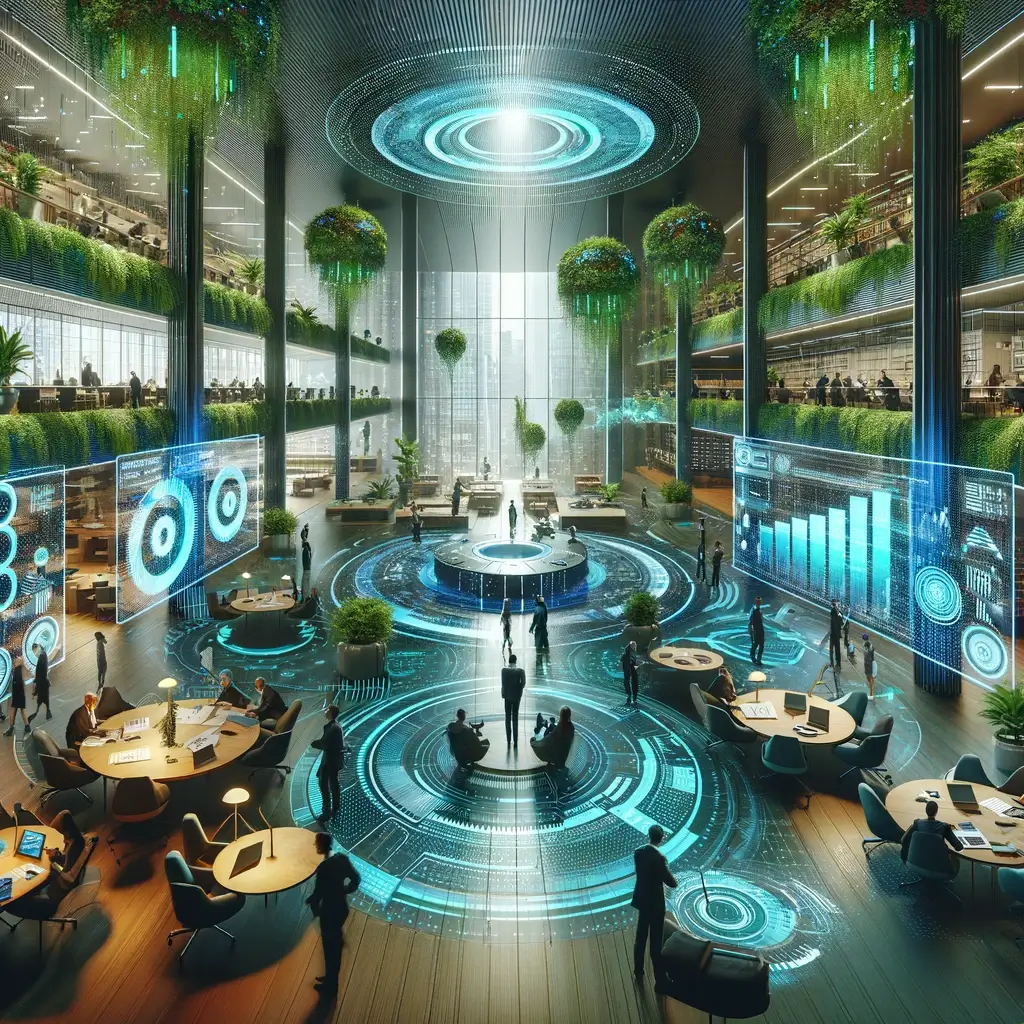 Adeco multidisciplinary business and coworking concept